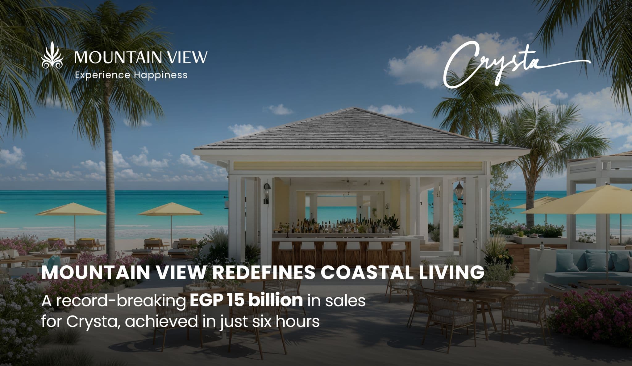 Mountain View Breaks Records with EGP 15 Billion in Sales for Crysta in Just Six Hours